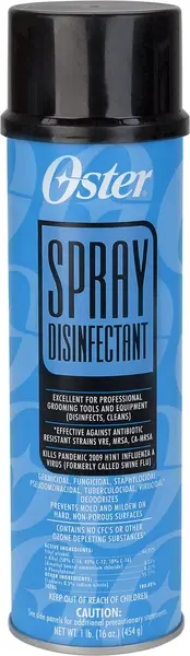 NEWELL BRANDS DISTRIBUTION LLC Oster Spray Disinfectant for Grooming Tools 16-oz Can 76300102005