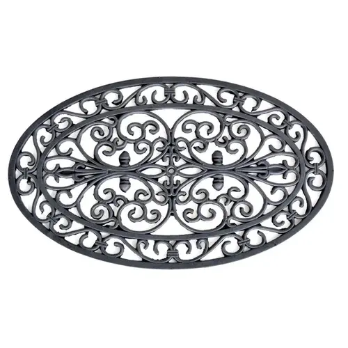 AmeriHome Decorative Scrollwork Rubber Entry Mat 18" x 30" AmeriHome Decorative Scrollwork Rubber Entry Mat 18" x 30"