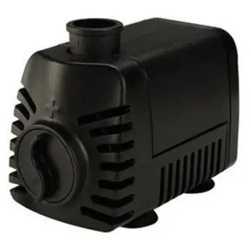 Fountain Pump Plastic 90 gph 80 V Black