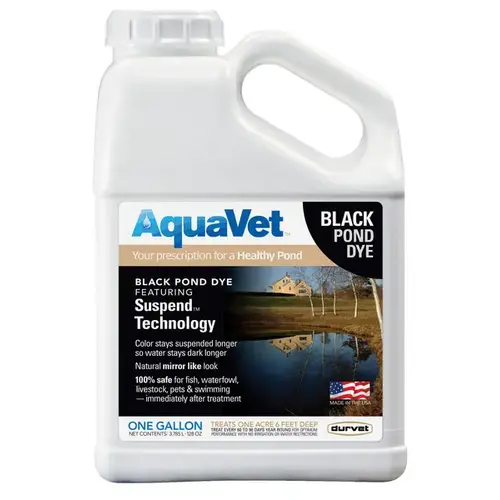 AquaVet Black Pond Dye 1-Gallon