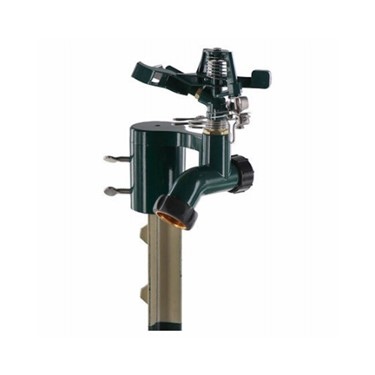 Orbit 27793 Impact Sprinkler T-Post Base 5670 sq ft Green