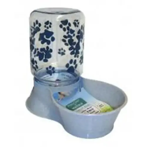 Drinking Fountain Multicolored Plastic 64 oz For Dogs Multicolored