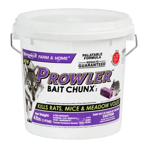 4 Lb. Rats, Mice, & Meadow Voles Bait Chunx
