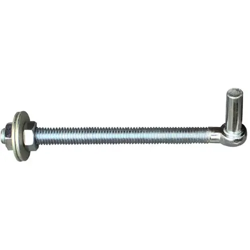 Bolt Hook Zinc-Plated Silver Steel 6" L Zinc-Plated Bolt Hook Zinc-Plated Silver Steel 6" L Zinc-Plated