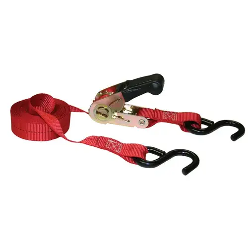 13 ft RATCHET TIE DOWN 900 LBS S HOOKS - pack of 12