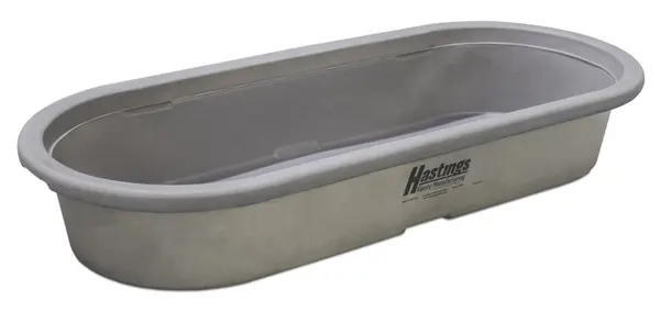 Alligator Brand Stock Tank Polyethylene PRE214 Round-End 2x1x4 60-Gallon Gray 22610147 Alligator Brand Stock Tank Polyethylene PRE214 Round-End 2x1x4 60-Gallon Gray 22610147