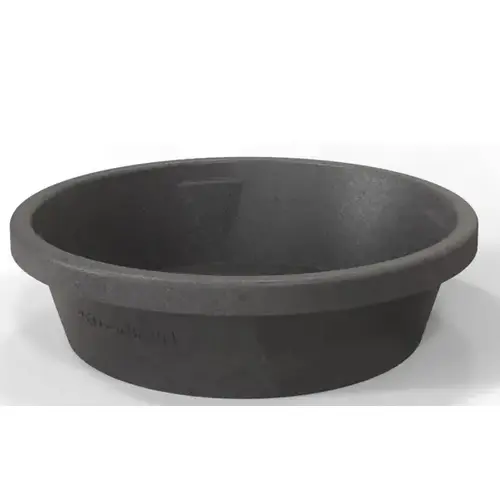 Red Barn Rubber Feed Pan - 3 Gallon Black