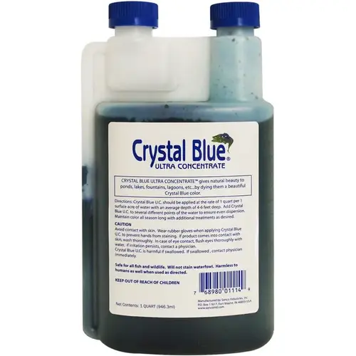 Crystal Blue Lake/Pond Colorant Ultra Concentrate 1-Quart