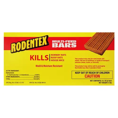 Rodentex Multi-Feed Control Bars pack of 4