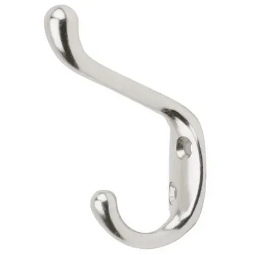National Hardware Heavy Duty Coat/Hat Hook - Satin Nickel National Hardware Heavy Duty Coat/Hat Hook - Satin Nickel