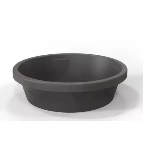 Flexible Feed Pan, 0.5 gal, Rubber, Black