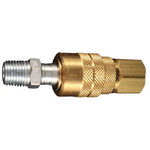 Compression Coupler & Plug Kit, M-Style, 1/4-In. NPT Compression Coupler & Plug Kit, M-Style, 1/4-In. NPT
