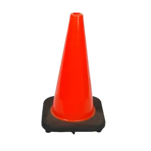 12" PVC Traffic Safety Cone - Orange