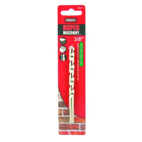 Rotary Masonry Drill Bit with Straight Shank