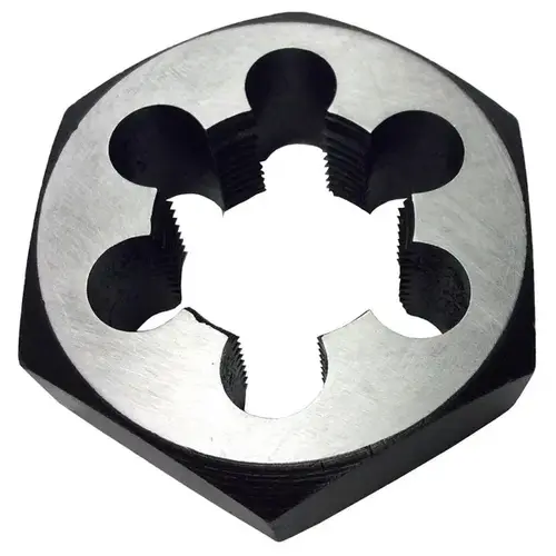 Hexagon Die, National Pipe Taper Thread, 1/2-In. x 14 Hexagon Die, National Pipe Taper Thread, 1/2-In. x 14