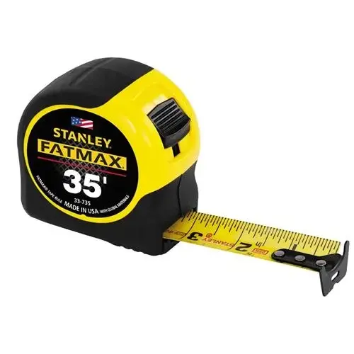 Tape Measure FatMax 35 ft. L X 1.25" W Black/Yellow Tape Measure FatMax 35 ft. L X 1.25" W Black/Yellow