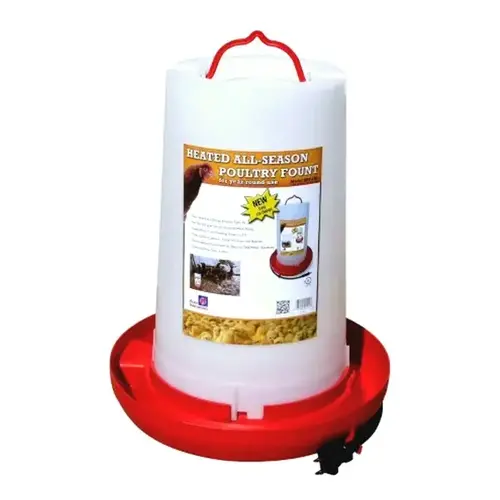 HEATED 2 GALLON POULTRY DRINKER FARM INNOVATORS