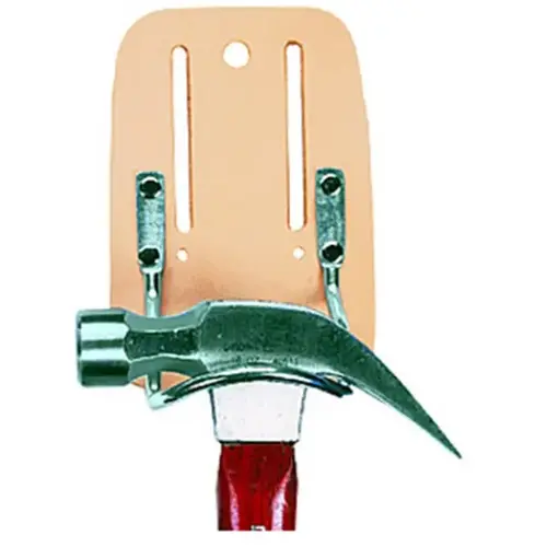 Tool Works Series Hammer Holder, Leather, 2-1/2 in W, 7.1 in H Tan