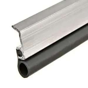 Frost King VA17H Door Set, 3/4 in W, 17 ft L, Aluminum/Vinyl, Silver, Screw Mounting