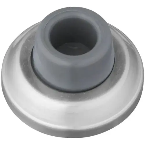 National Hardware Solid Brass Heavy Duty Concave Wall Door Stop S570-005 Satin Chrome Finish National Hardware Solid Brass Heavy Duty Concave Wall Door Stop S570-005 Satin Chrome Finish