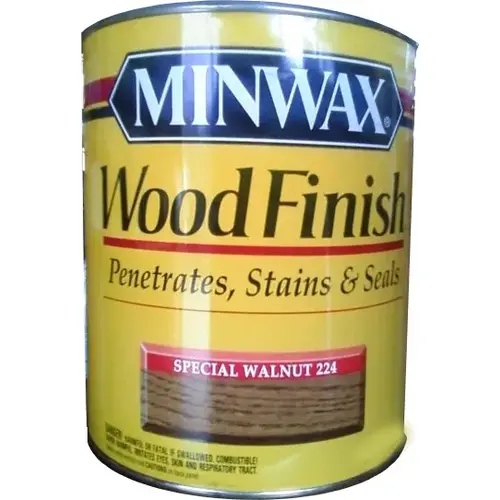 Wood Finish Wood Stain, Special Walnut, Liquid, 1 qt, Can