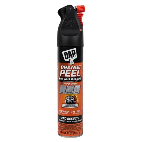 2in1 Wall & Ceiling Spray Texture Orange Peel Water Based White - pack of 6 2in1 Wall & Ceiling Spray Texture Orange Peel Water Based White - pack of 6