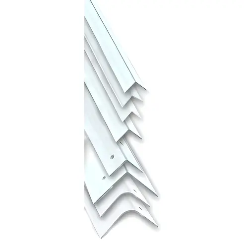 Corner Guard 5/8" W X 8 Ft. L Vinyl 90 Degree Clear, Vinyl Material, 90 Degree Shape, 5/8" X 5/8" X 8 Ft Size, Clear Color