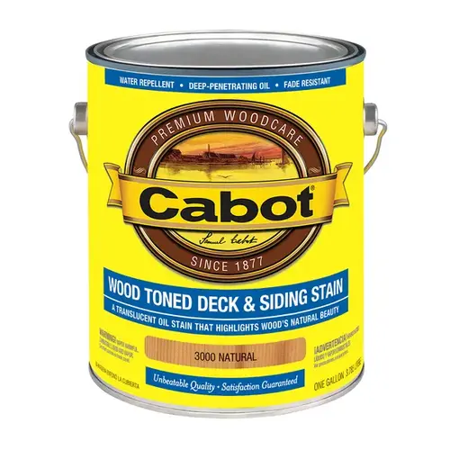 140.000.005 Deck and Siding Stain, Natural, Liquid, 1 qt, Can 140.000.005 Deck and Siding Stain, Natural, Liquid, 1 qt, Can
