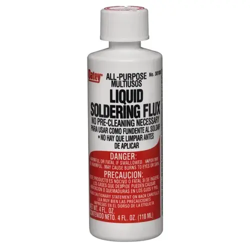4 Oz. No. 11 All-Purpose Soldering Flux, Liquid Light Yellow 4 Oz. No. 11 All-Purpose Soldering Flux, Liquid Light Yellow