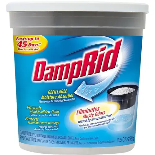 FG01K Moisture Absorbing System, 10.5 oz Pail, Solid, Odorless Off-White FG01K Moisture Absorbing System, 10.5 oz Pail, Solid, Odorless Off-White