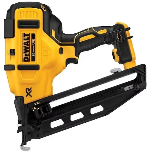 Nailer, Tool Only, 20 V, 110 Magazine, 20 deg Collation, Glue Collation, 16 ga Nail, Nail Fastener Nailer, Tool Only, 20 V, 110 Magazine, 20 deg Collation, Glue Collation, 16 ga Nail, Nail Fastener