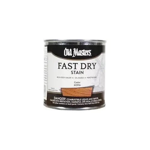 Old Masters Fast Dry Stain - Cedar - 1/2 Pint