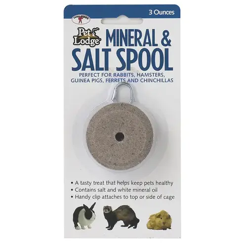 Mineral and Salt Spool with Hanger, Solid, 3 oz Mineral and Salt Spool with Hanger, Solid, 3 oz