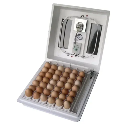 Pro Digital Incubator with Auto-Egg Turner, 40 W, 41 Large Chicken Eggs Egg, 99.5 to 100.5 deg F White Pro Digital Incubator with Auto-Egg Turner, 40 W, 41 Large Chicken Eggs Egg, 99.5 to 100.5 deg F White