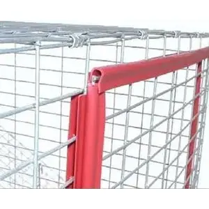 Bass Equipment Co EP-S Plastic Door Liner for Rabbit Cage Black or Gray Lengths