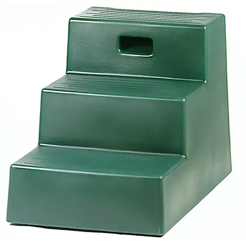 JOLLY PETS THREE-STEP MOUNTING STEP - GREEN JOLLY PETS THREE-STEP MOUNTING STEP - GREEN