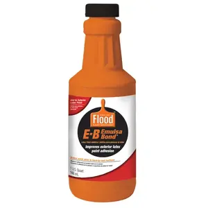 Flood FLD41-04 E-B Emulsa-Bond Stir-In Bonding Paint Primer Additive, 1 Qt. Off-White