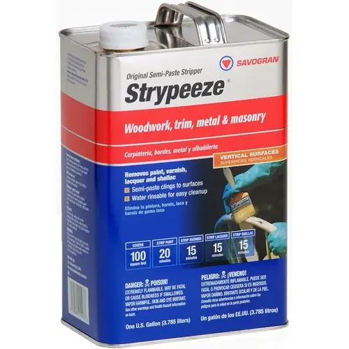 Strypeeze Paint/Varnish Remover, Liquid, Aromatic, Orange, 1 gal - pack of 4 Strypeeze Paint/Varnish Remover, Liquid, Aromatic, Orange, 1 gal - pack of 4