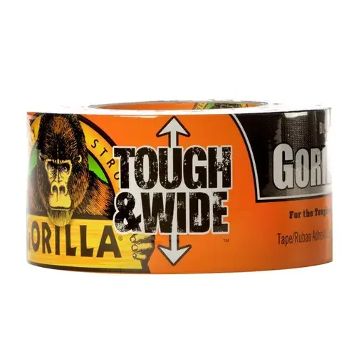 Tough 'N Wide Black Gorilla Tape - 2.88" x 30 Yards Tough 'N Wide Black Gorilla Tape - 2.88" x 30 Yards