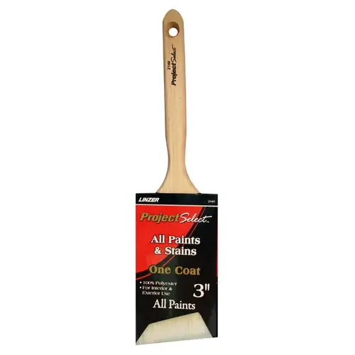 WC Paint Brush, 3 in W, 3-1/4 in L Bristle, Polyester Bristle, Sash Handle WC Paint Brush, 3 in W, 3-1/4 in L Bristle, Polyester Bristle, Sash Handle