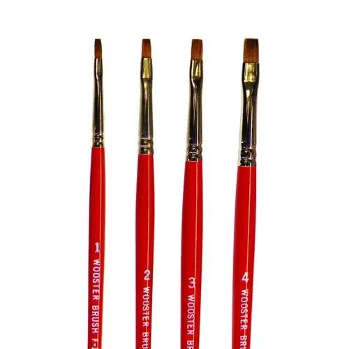 Red Sable Oil Brights Brush Red Sable Oil Brights Brush