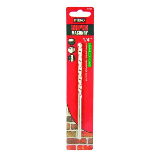 Rotary Masonry Drill Bit with Straight Shank Rotary Masonry Drill Bit with Straight Shank