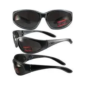 Global Vision Eyewear HERC7SM Global Vision Eyewear Hercules Series Safety Sunglasses with Grey Frame and Smoke Safety Lens