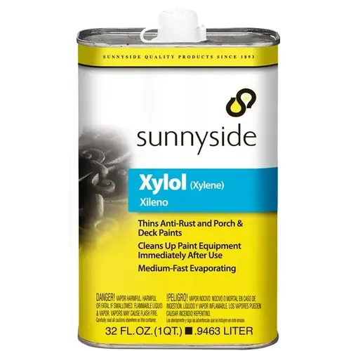 Sunnyside Xylene - Thinner Qt 822-32 (Xy-15)