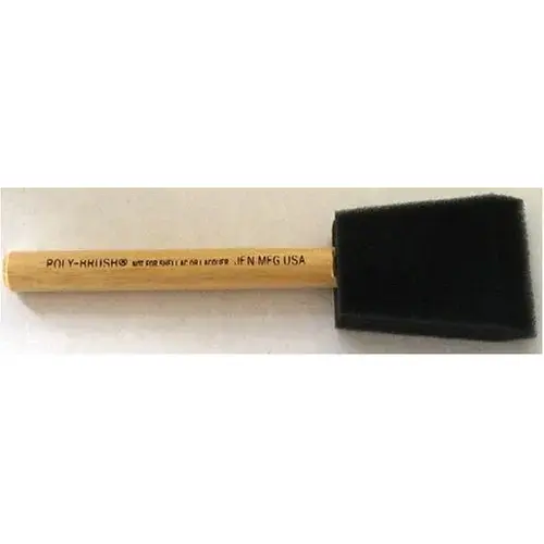 Poly-Brush Paint Brush, 2 in W Brush, Wood Handle
