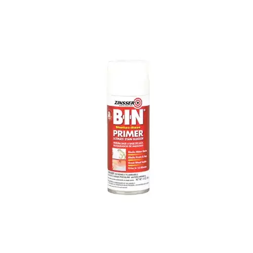 Spray Primer and Sealer B-I-N White Shellac-Based 13 oz White