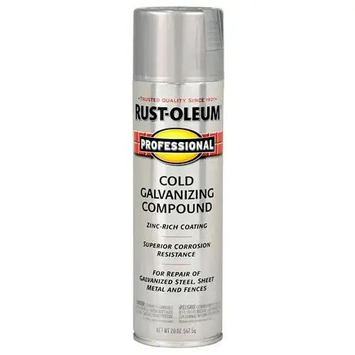 PROFESSIONAL Galvanizing Compound Spray Paint, Bright Gray, 20 oz PROFESSIONAL Galvanizing Compound Spray Paint, Bright Gray, 20 oz