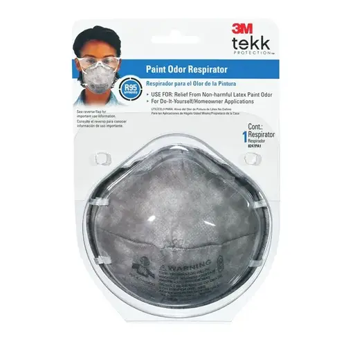 TEKK Protection 8247PA1-A/8656ES Disposable Latex Respirator, N95 Filter Class Gray TEKK Protection 8247PA1-A/8656ES Disposable Latex Respirator, N95 Filter Class Gray