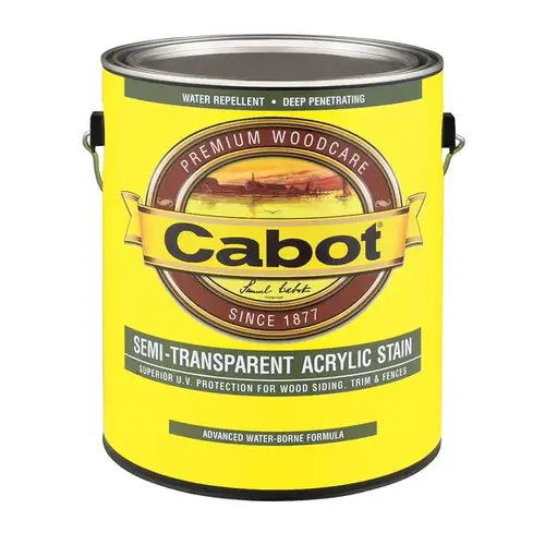 140.000.007 Acrylic Siding Stain, Semi-Transparent, Neutral Base, Liquid, 1 gal 140.000.007 Acrylic Siding Stain, Semi-Transparent, Neutral Base, Liquid, 1 gal