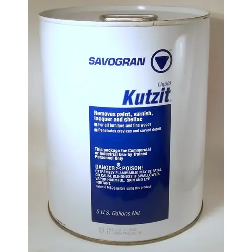 Savogran Paint/Varnish Remover, Liquid, Aromatic, Blue, 5 gal, Drum